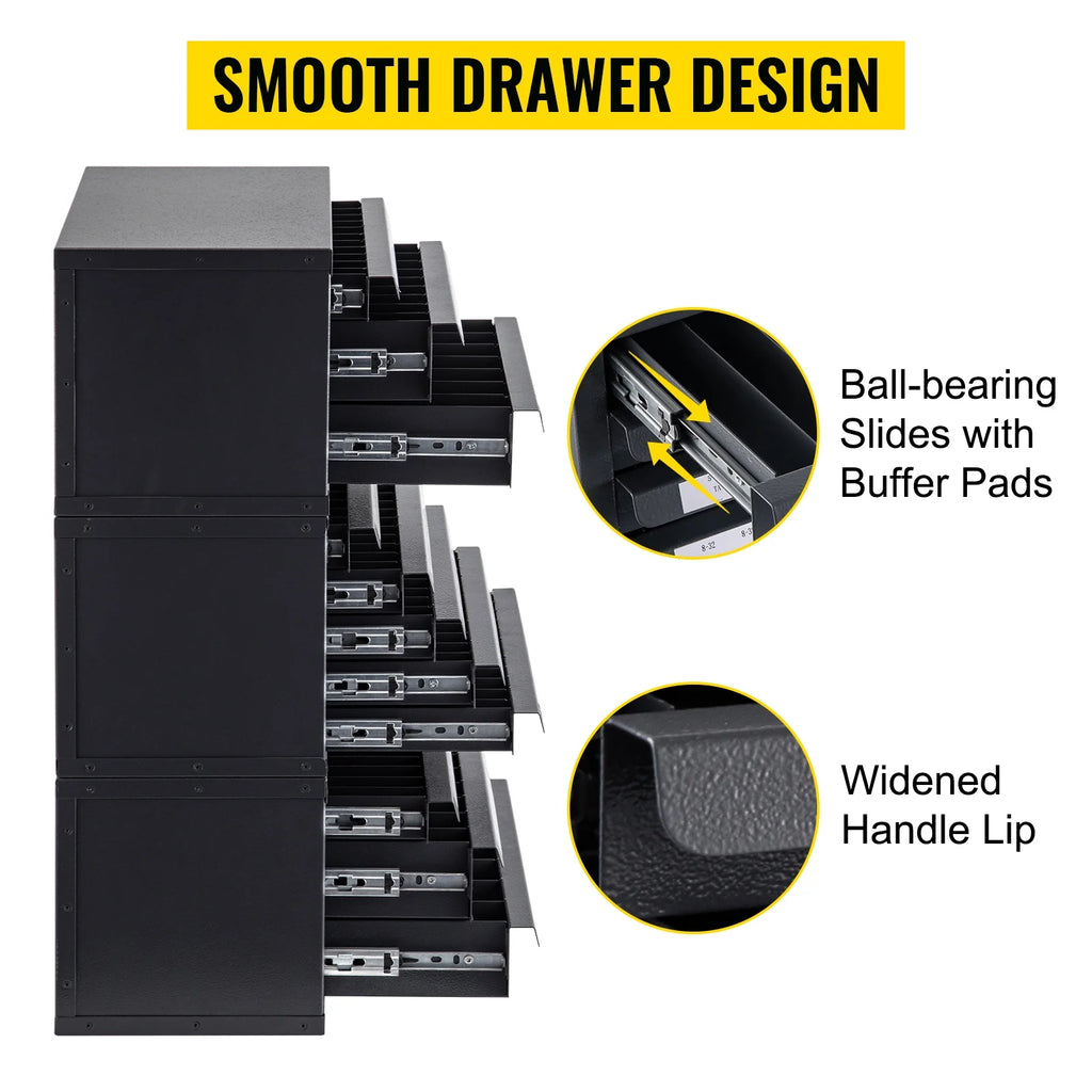 Three-Drawer Drill Bit Dispenser Cabinet Set J1226