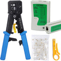 RJ45 Crimp Tool Kit with 50PCS Connectors T881