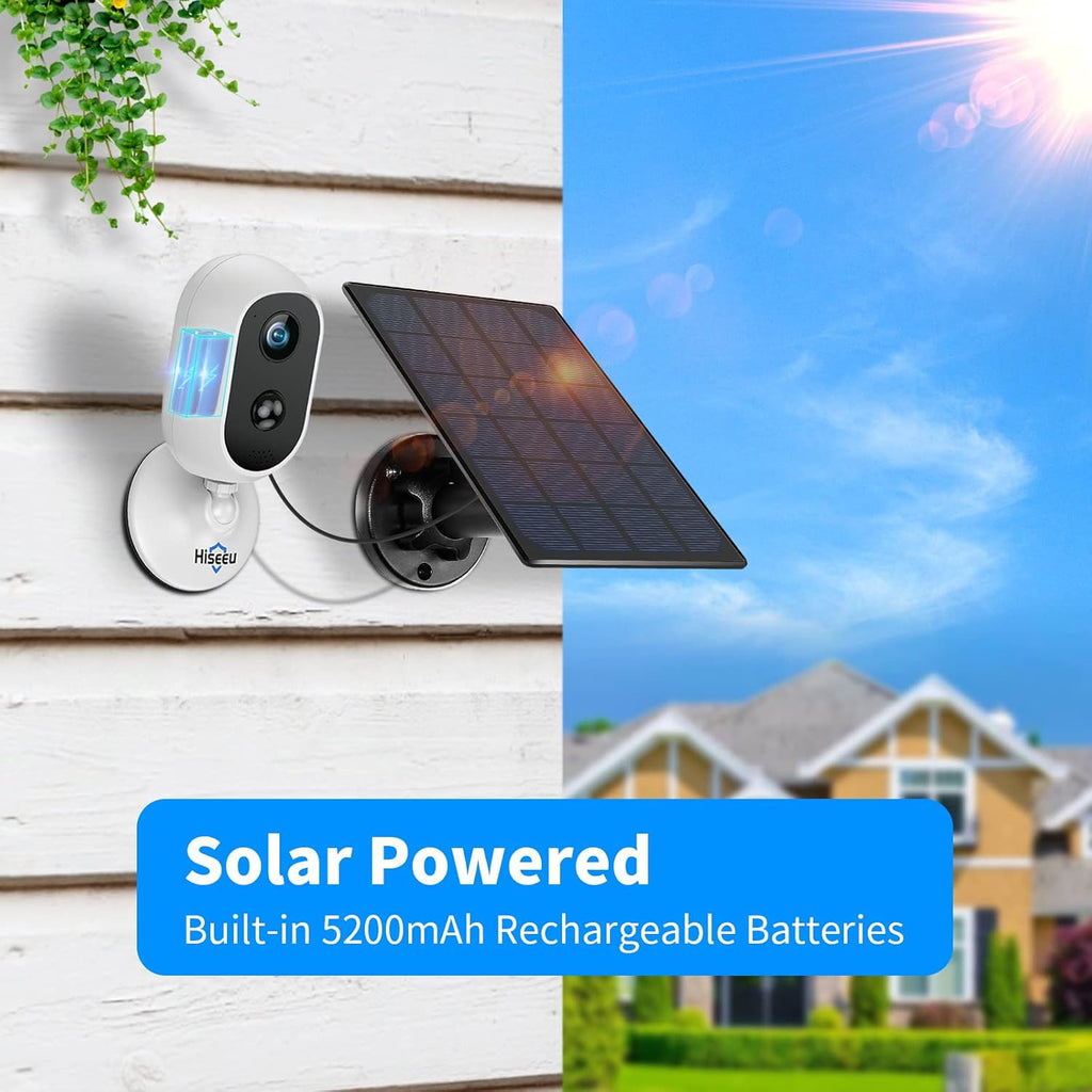 2K Wireless Rechargeable Battery Powered Camera with PIR Motion Detection Q46529