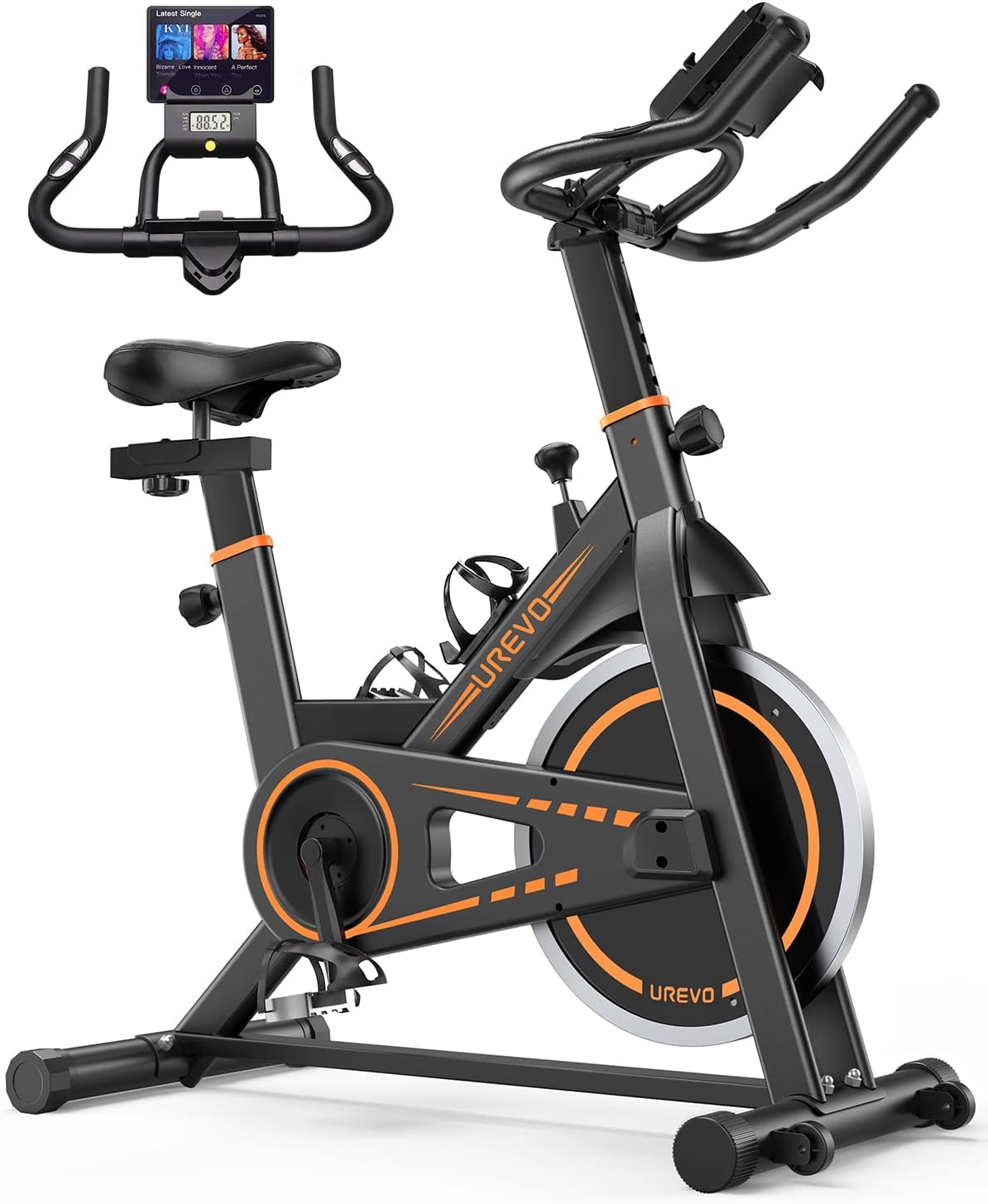 Indoor Cycling Bike Stationary Exercise Bike with Comfortable Seat Cushion P651
