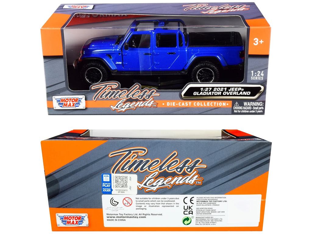 Blue Metallic Diecast Model Car I652986