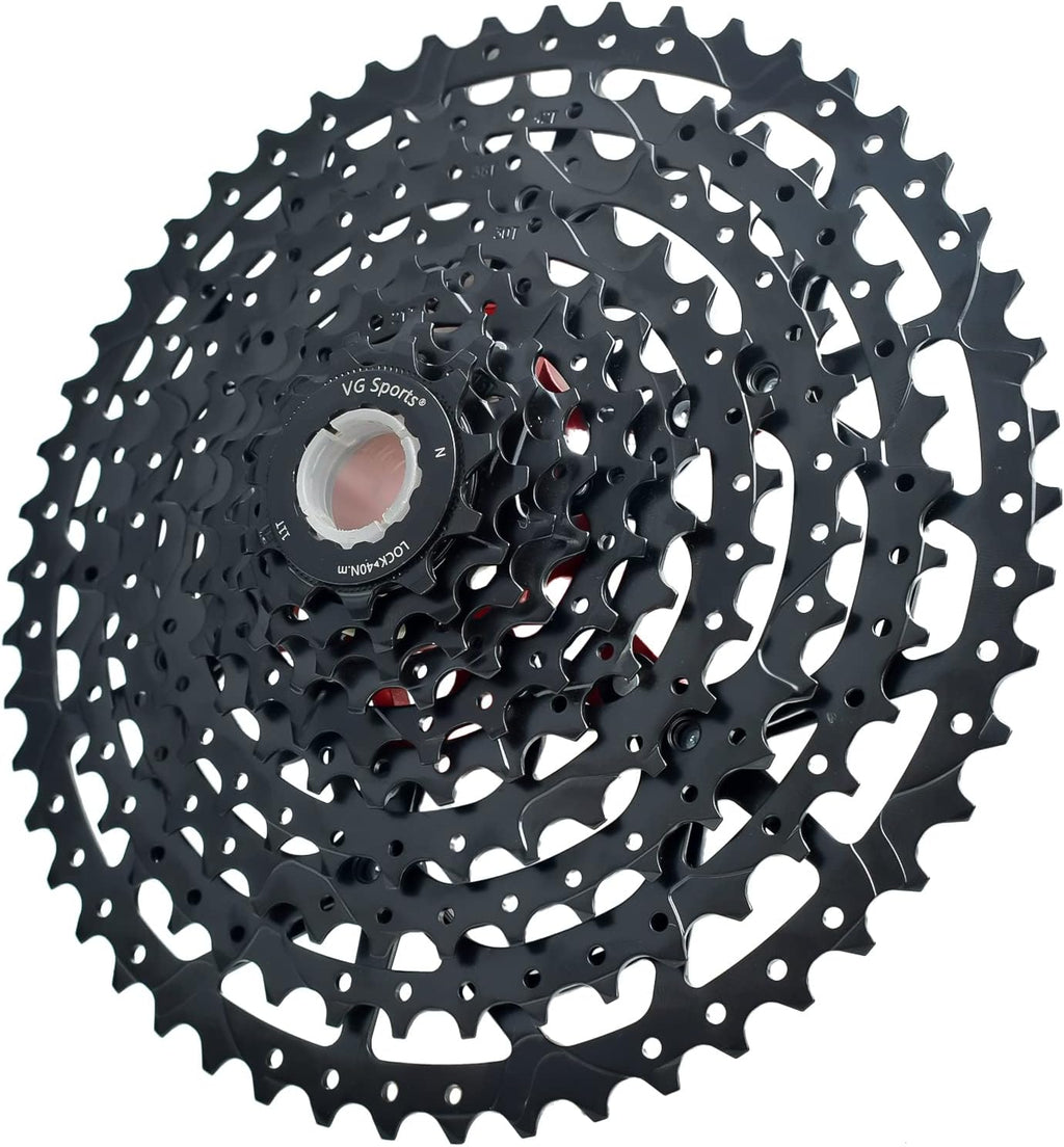 8/9/10/11/12 Speed Ultra-Light Bike Cassette 11-40T/11-42T/11-46T/11-50T/11-52T MTB Cassette Lightweight Aluminum Bracket Cassette Compatible with Shimano/SARM Pack of 2 A6164