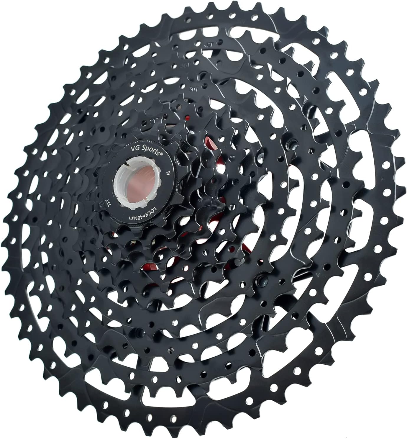 8/9/10/11/12 Speed Ultra-Light Bike Cassette 11-40T/11-42T/11-46T/11-50T/11-52T MTB Cassette Lightweight Aluminum Bracket Cassette Compatible with Shimano/SARM Pack of 2 A6164