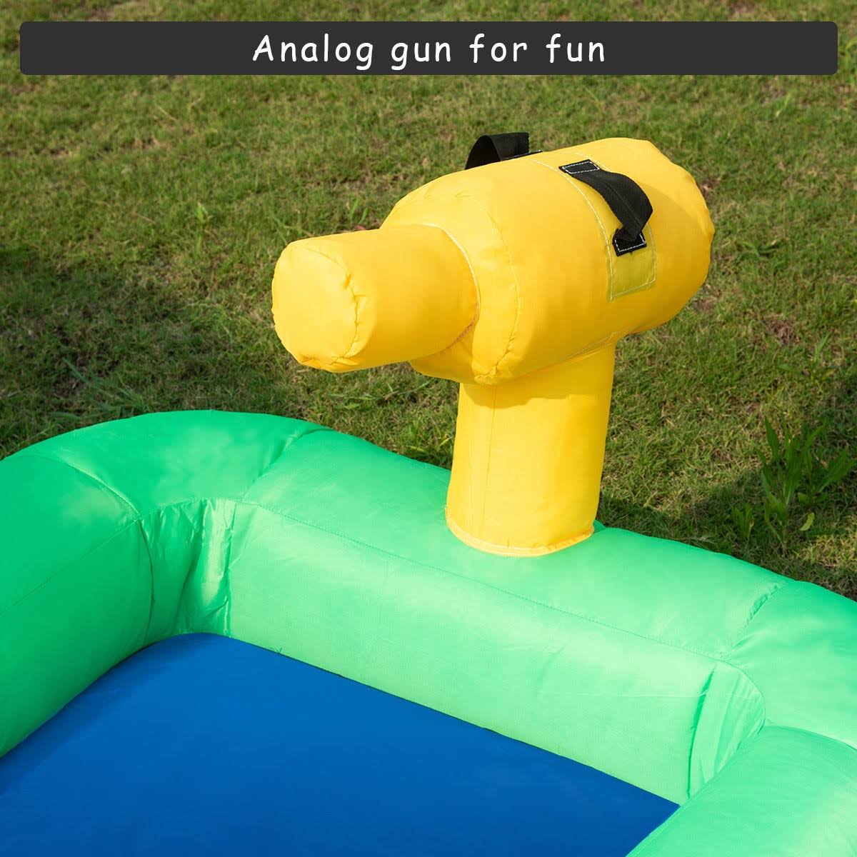 Inflatable Moonwalk Slide Bounce House with Storage Bag E35233