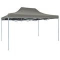 Folding Party Tent Outdoor Gazebo Canopy Steel Frame Sunshade Shelter Anthracite 9.8ft x 13.1ft x 10.3ft C31731