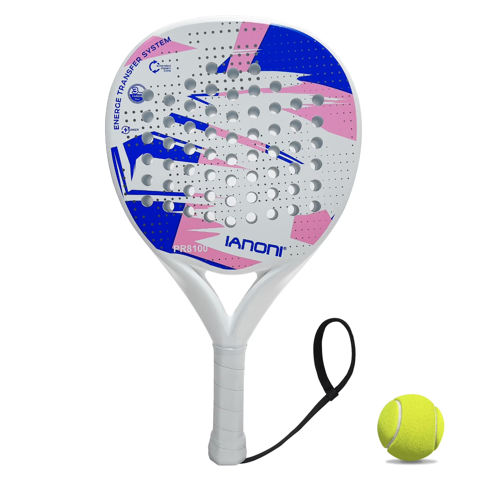 Carbon Fiber Paddle Tennis Racket with EVA Foam Core K829