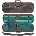 Oblong 3/4 Violin Case with Green Velour Interior E655052