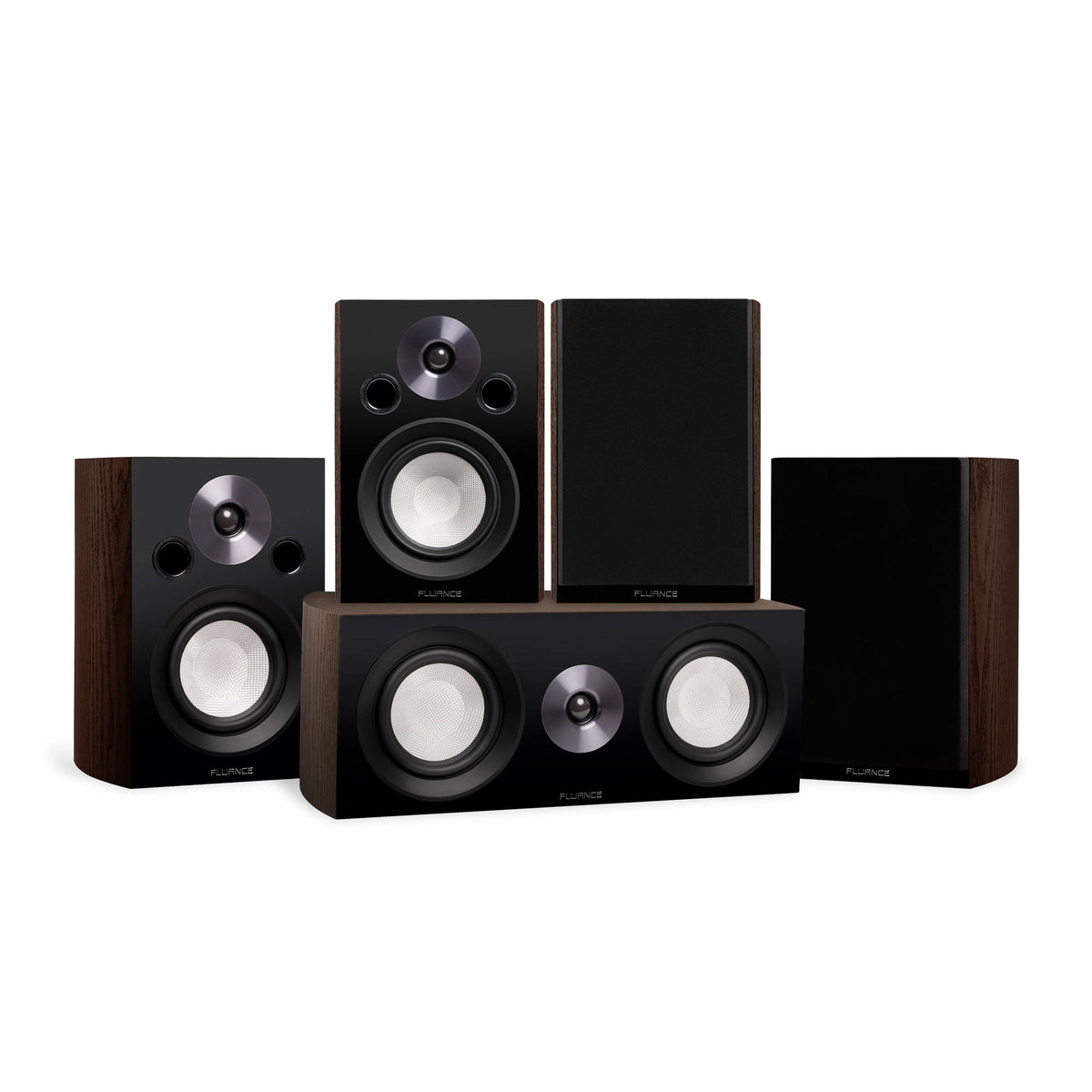 Natural Walnut 5.0 Channel Surround Sound Speaker System M873401