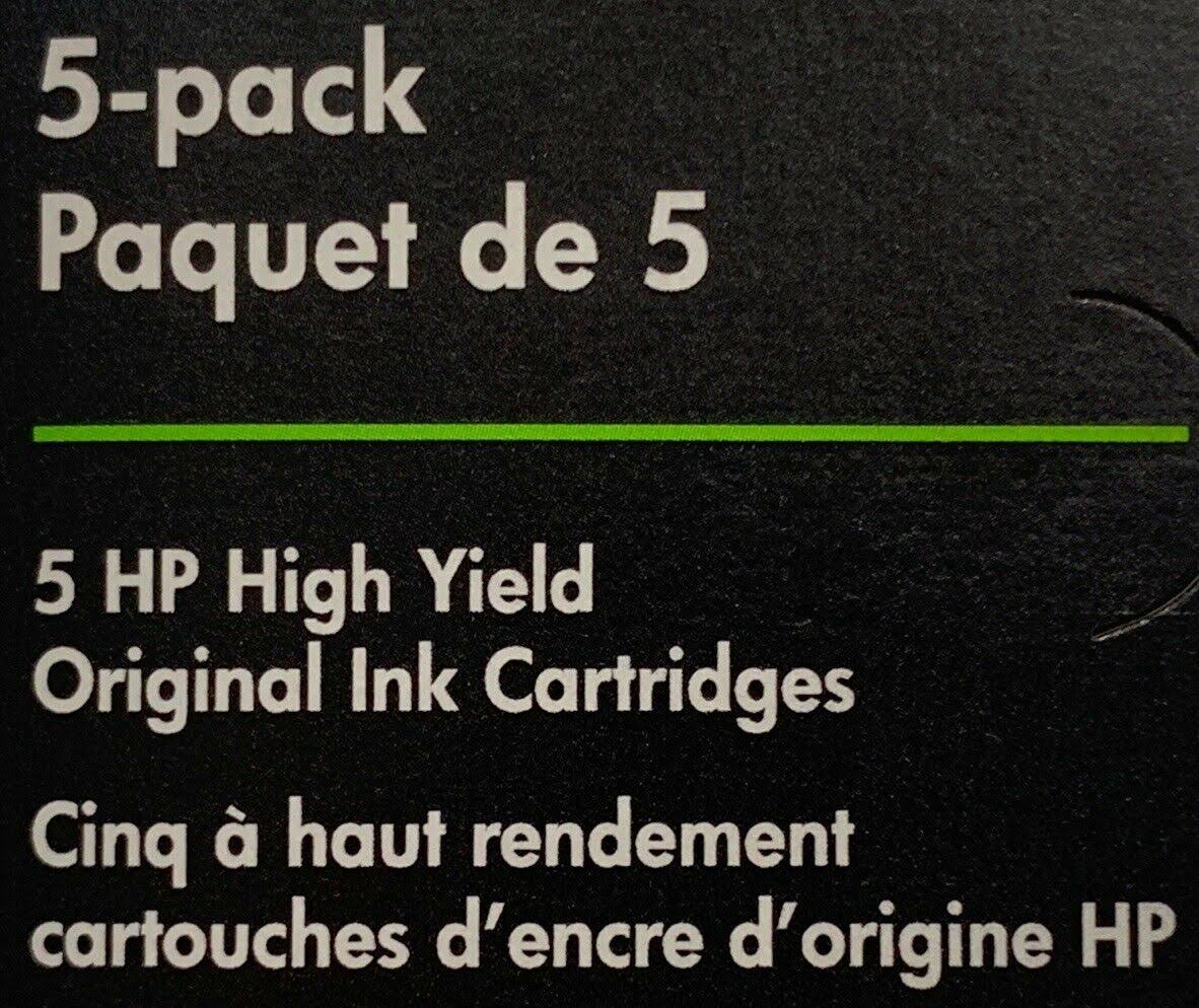 5-Pack HP 902XL Ink Cartridge Yellow Magenta Cyan Black H27669