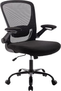 Black Ergonomic Padded Computer Desk Chair Y508