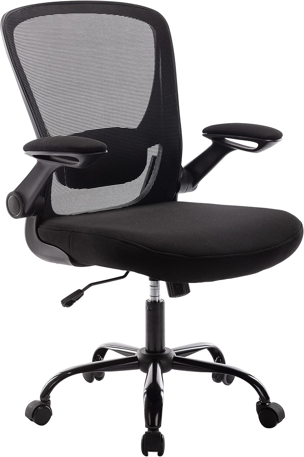 Black Ergonomic Padded Computer Desk Chair Y508