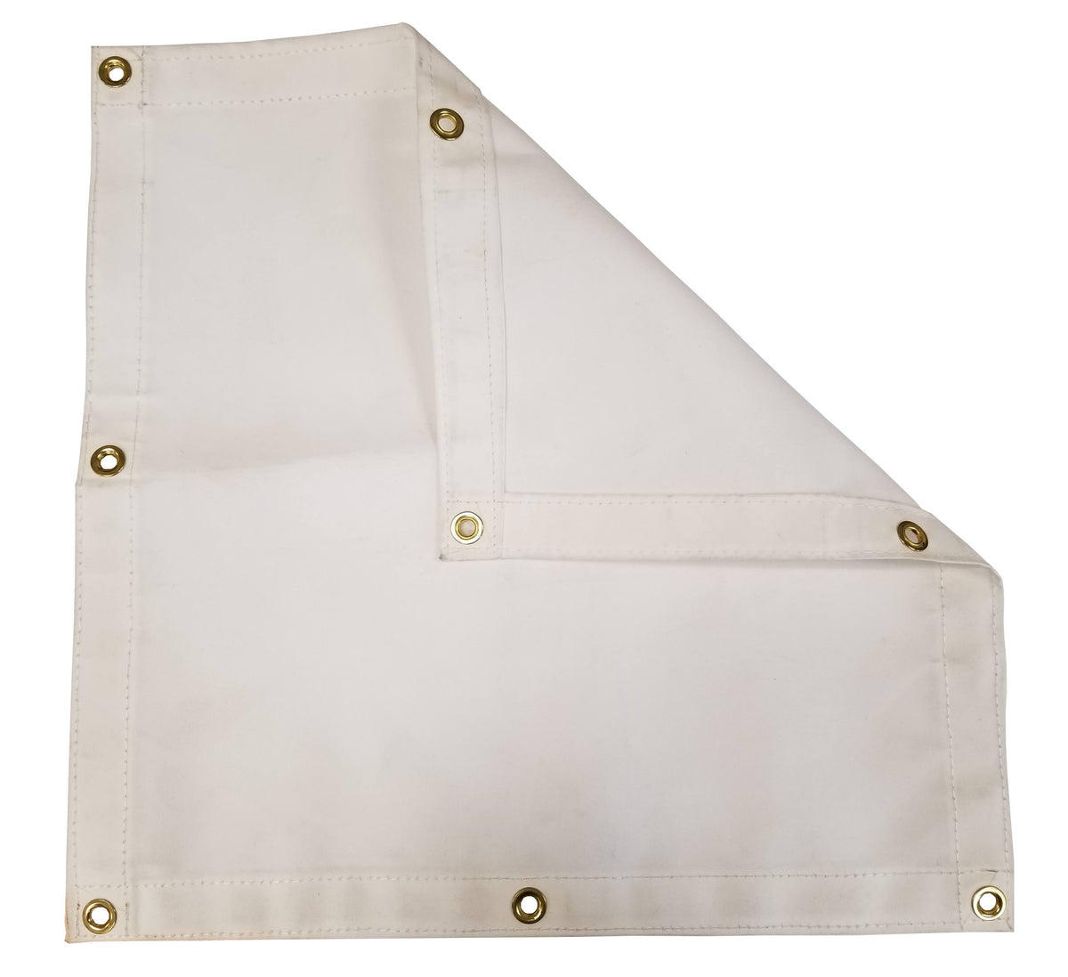 White Polyester Canvas Tarp 14.5 oz. G3791