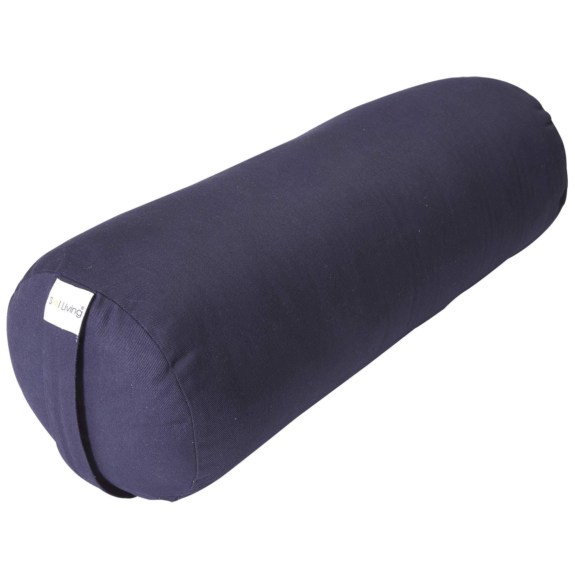 Blue Cotton Yoga Bolster D9724