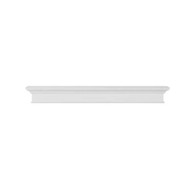White 60 inch MDF Mantel Shelf K228