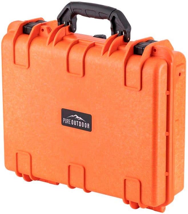 Black IP67 Weatherproof Hard Case with Customizable Foam J329