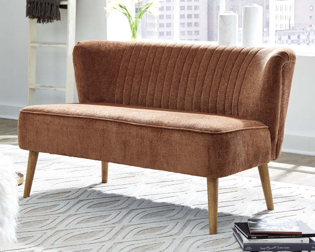 Cognac Accent Bench W8568
