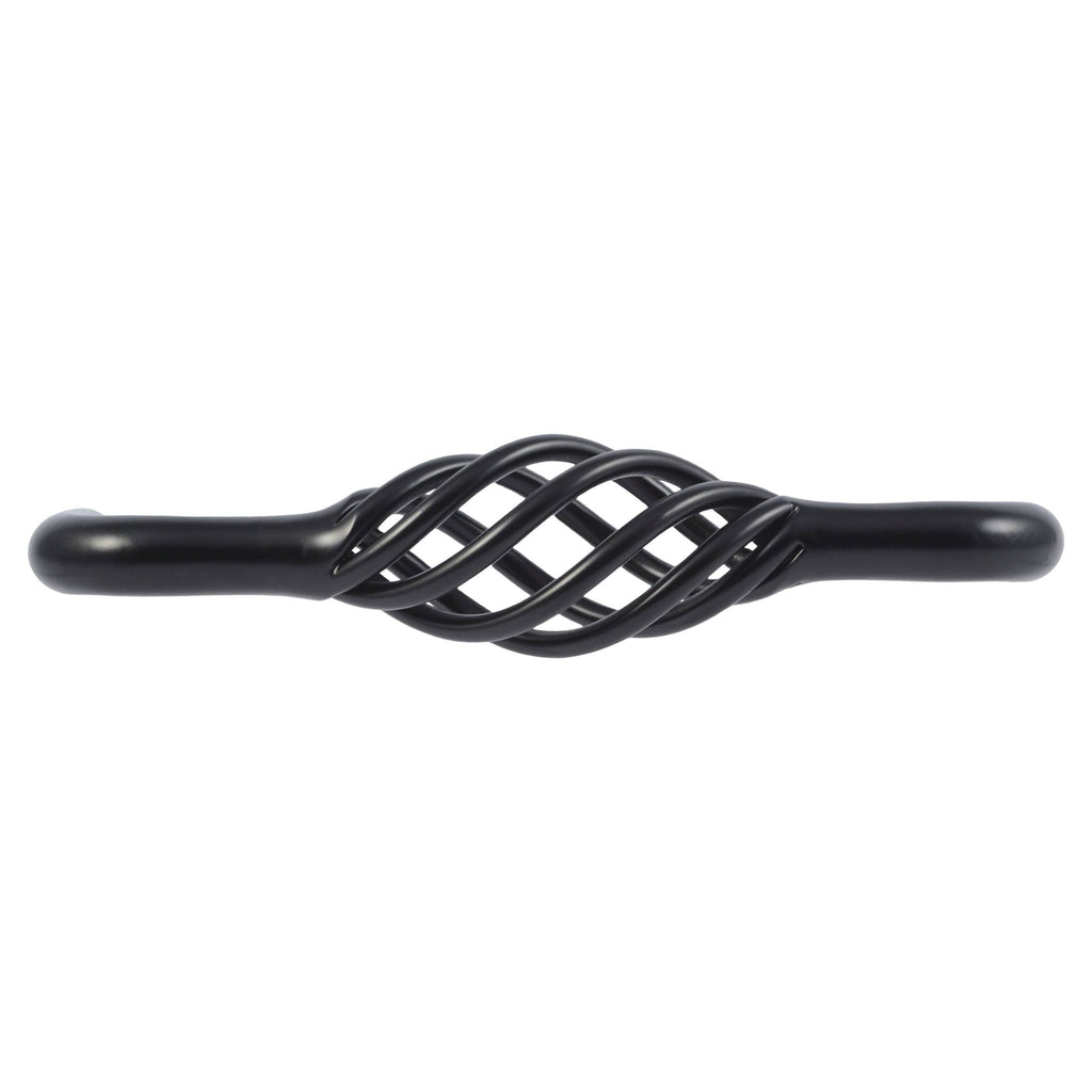 Matte Black Birdcage Cabinet Pulls Pack of 25 B16375