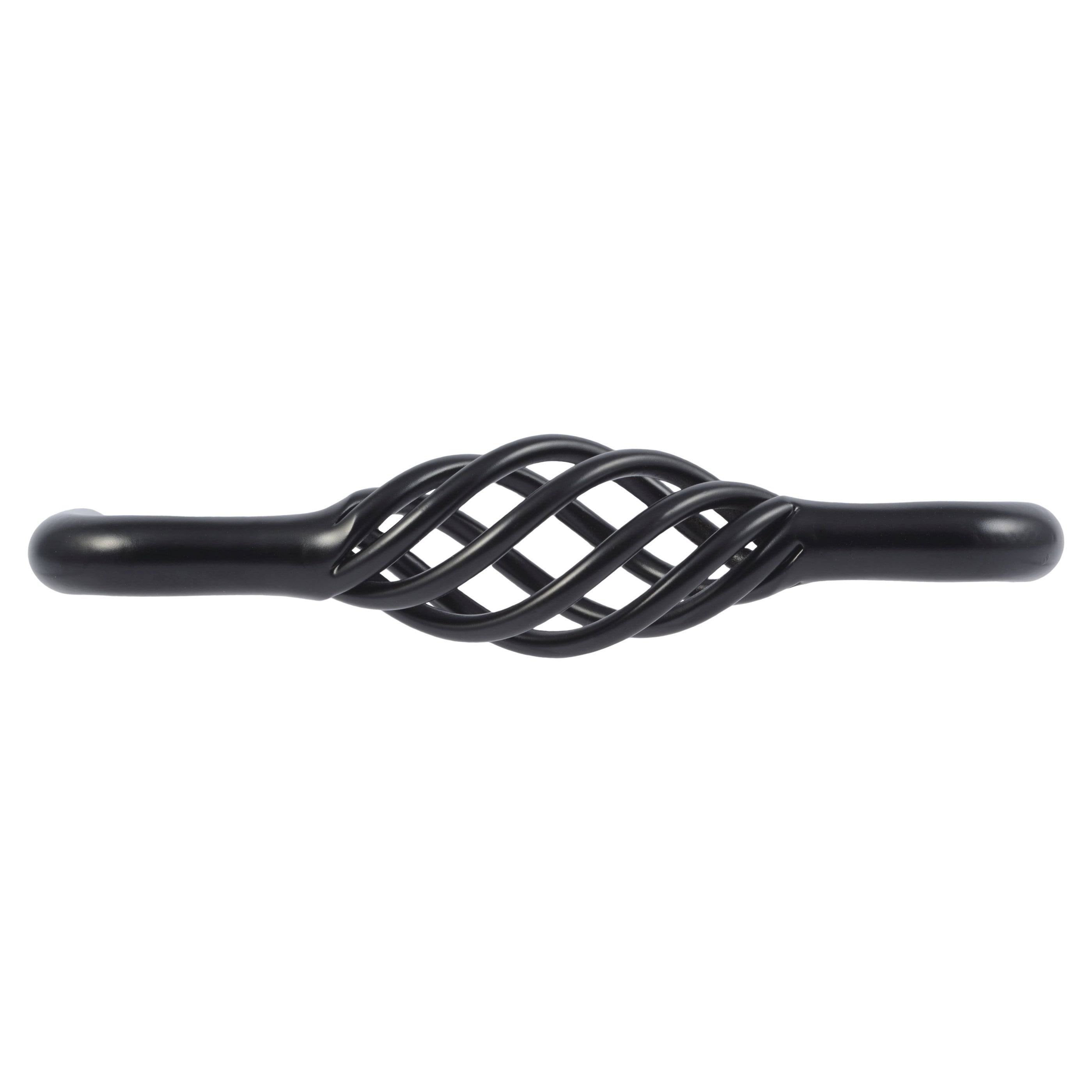Matte Black Birdcage Cabinet Pulls Pack of 25 B16375