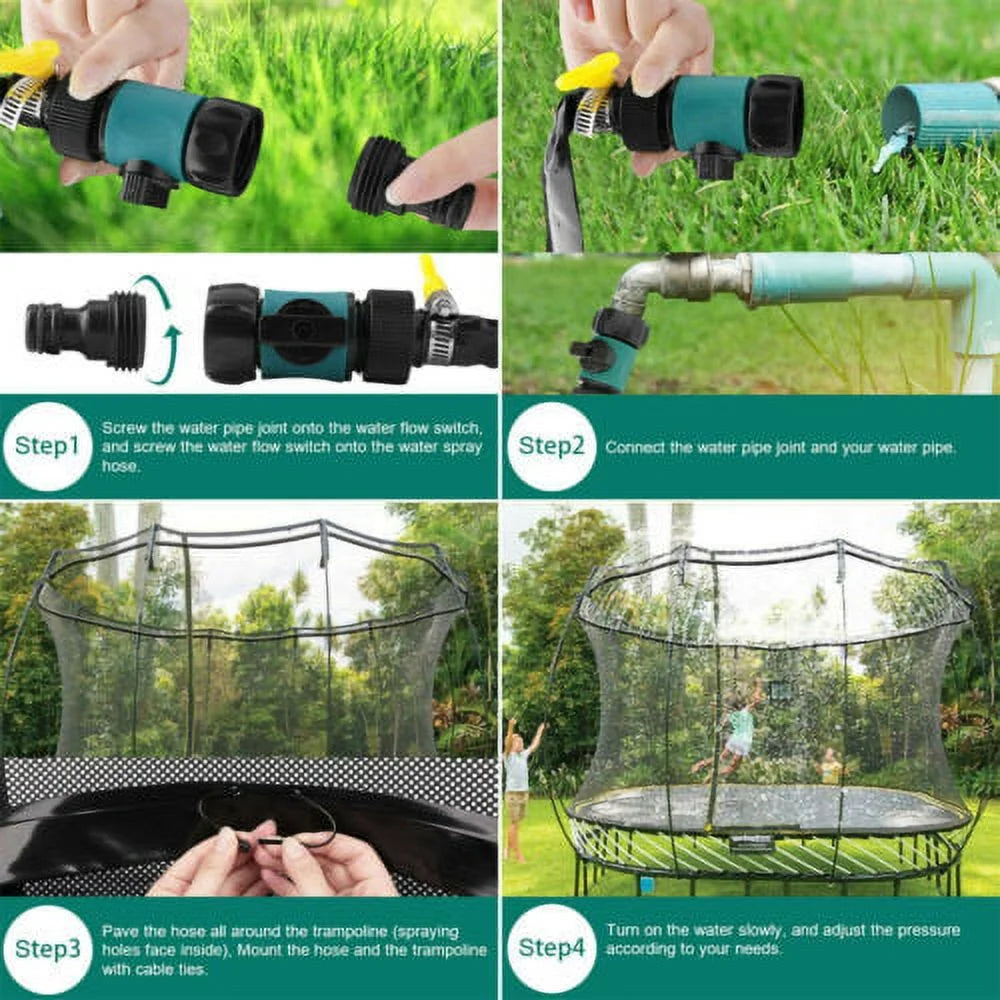 39Ft/49Ft Trampoline Sprinkler Water Toy Z5989