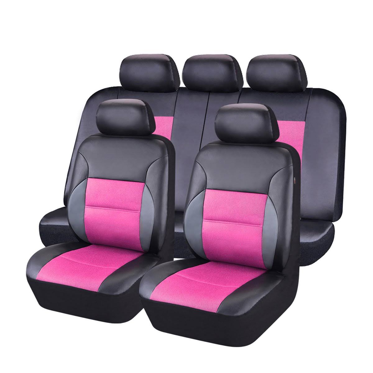11 Pieces Leather Universal Car Seat Covers Set X34977