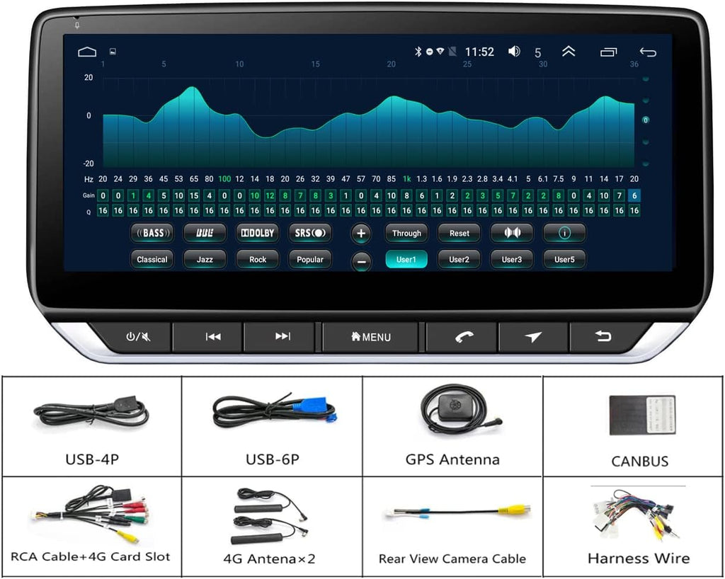 10.25inch Touch Screen Android Stereo with Wireless Carplay R9349