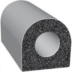 3/4 x 10& Black EPDM Sponge Rubber Sealing Strip B796
