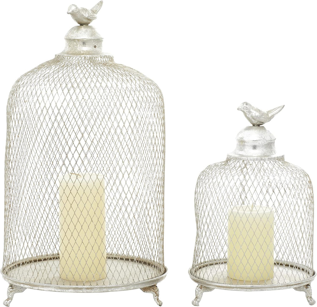 Metal Candle Lantern Set of 2 H3484