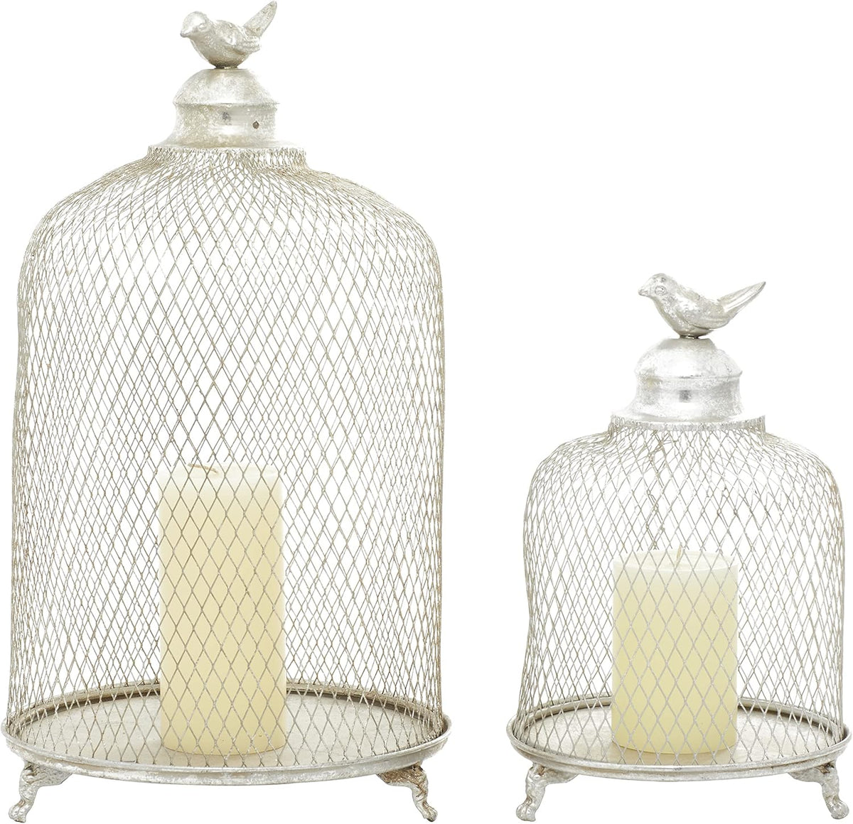 Metal Candle Lantern Set of 2 H3484