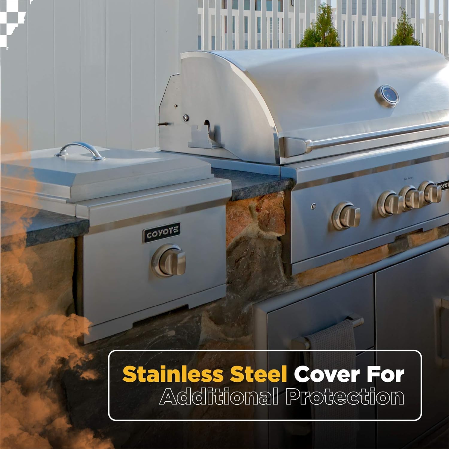 Stainless Steel Built-In Single Side Burner T924926