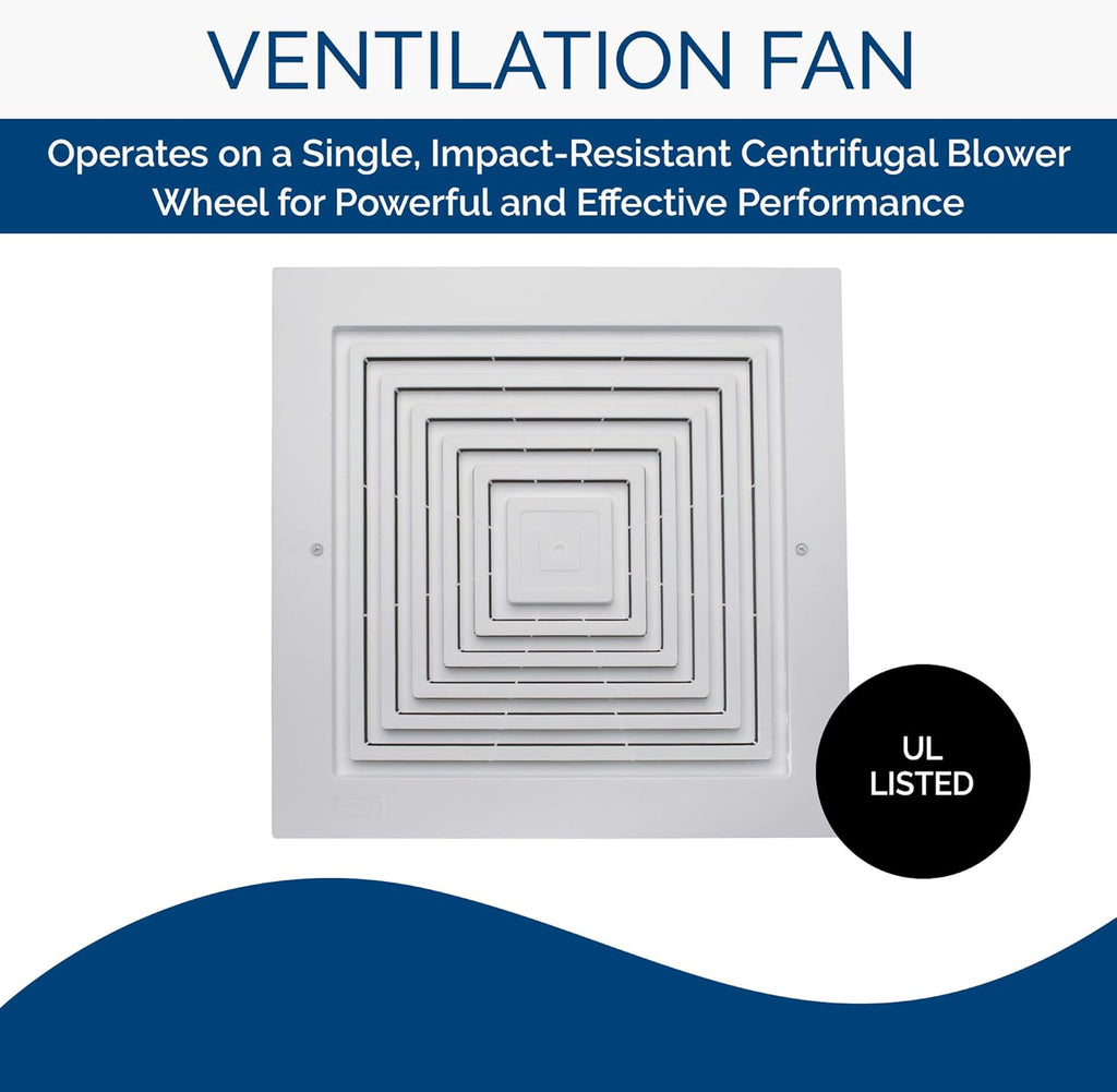 White 308 CFM 120V Commercial Exhaust Fan H960825