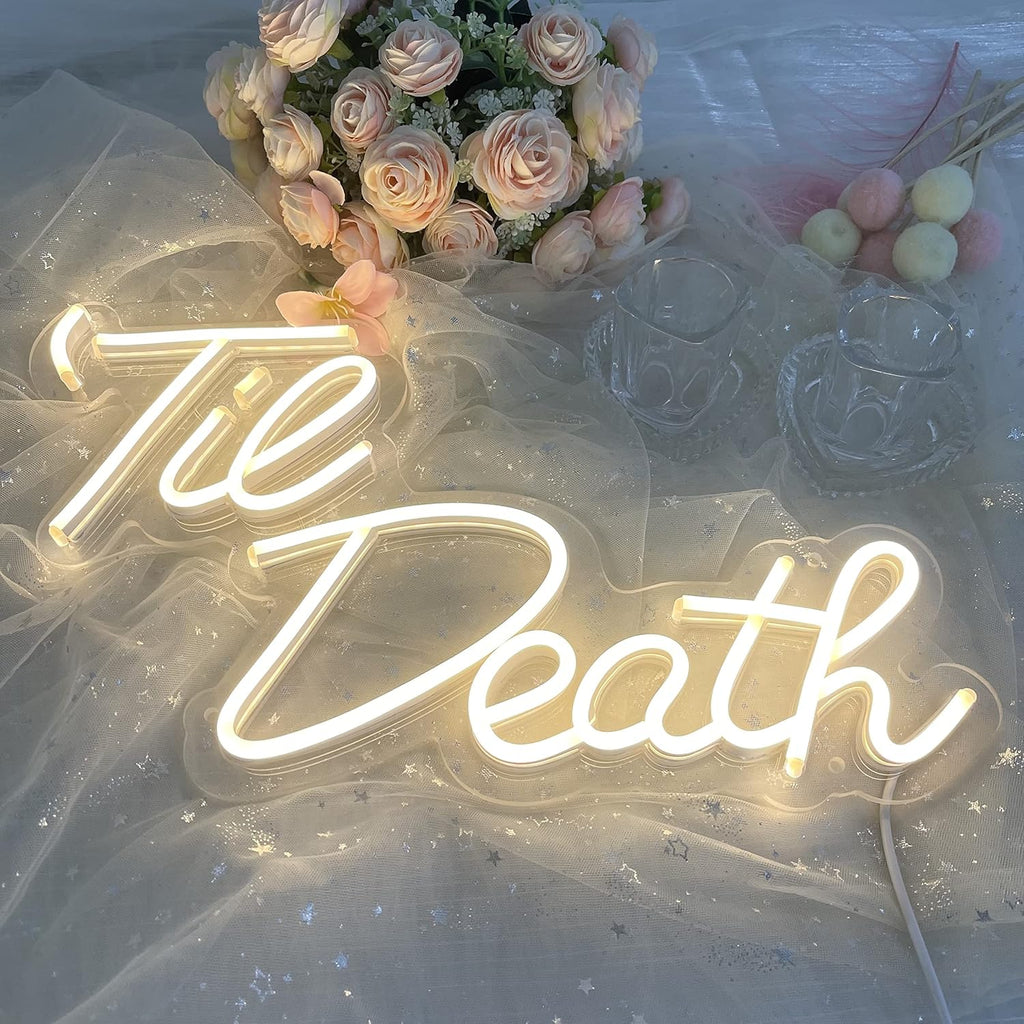 Warm White Neon Sign C6363