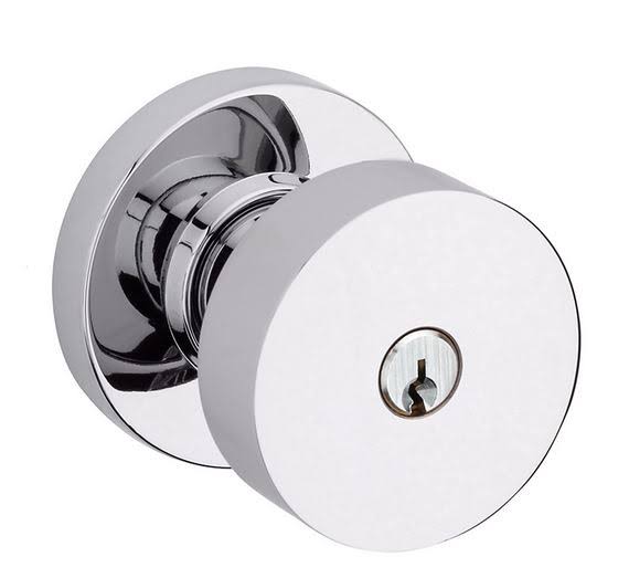 Polished Brass Keyed Entry Knobset G7918