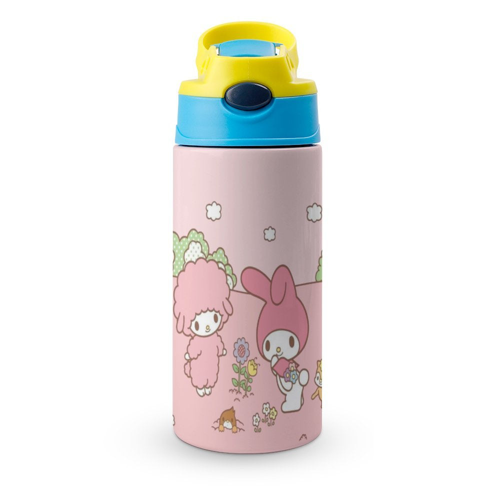 Stainless Steel Vacuum Insulated Water Bottle With Straw T12737