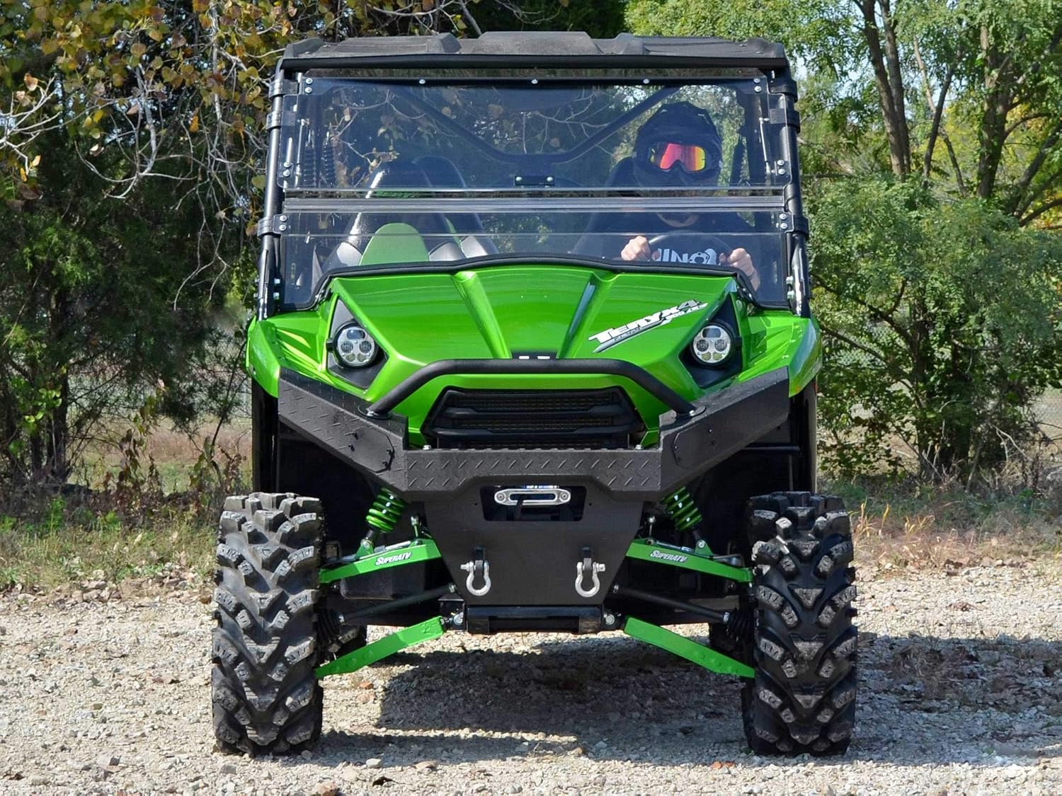 1/4 Thick Polycarbonate Flip Windshield K528