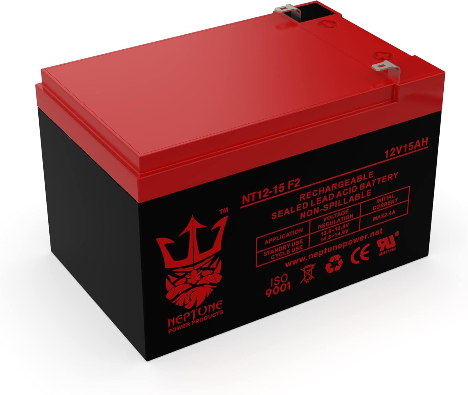 12V 15AH F2 Replaces Razor MX650 Dirt Rocket - 2 Pack R3175