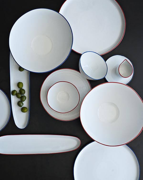 Grey Salad Plates Set of 4 Z643291