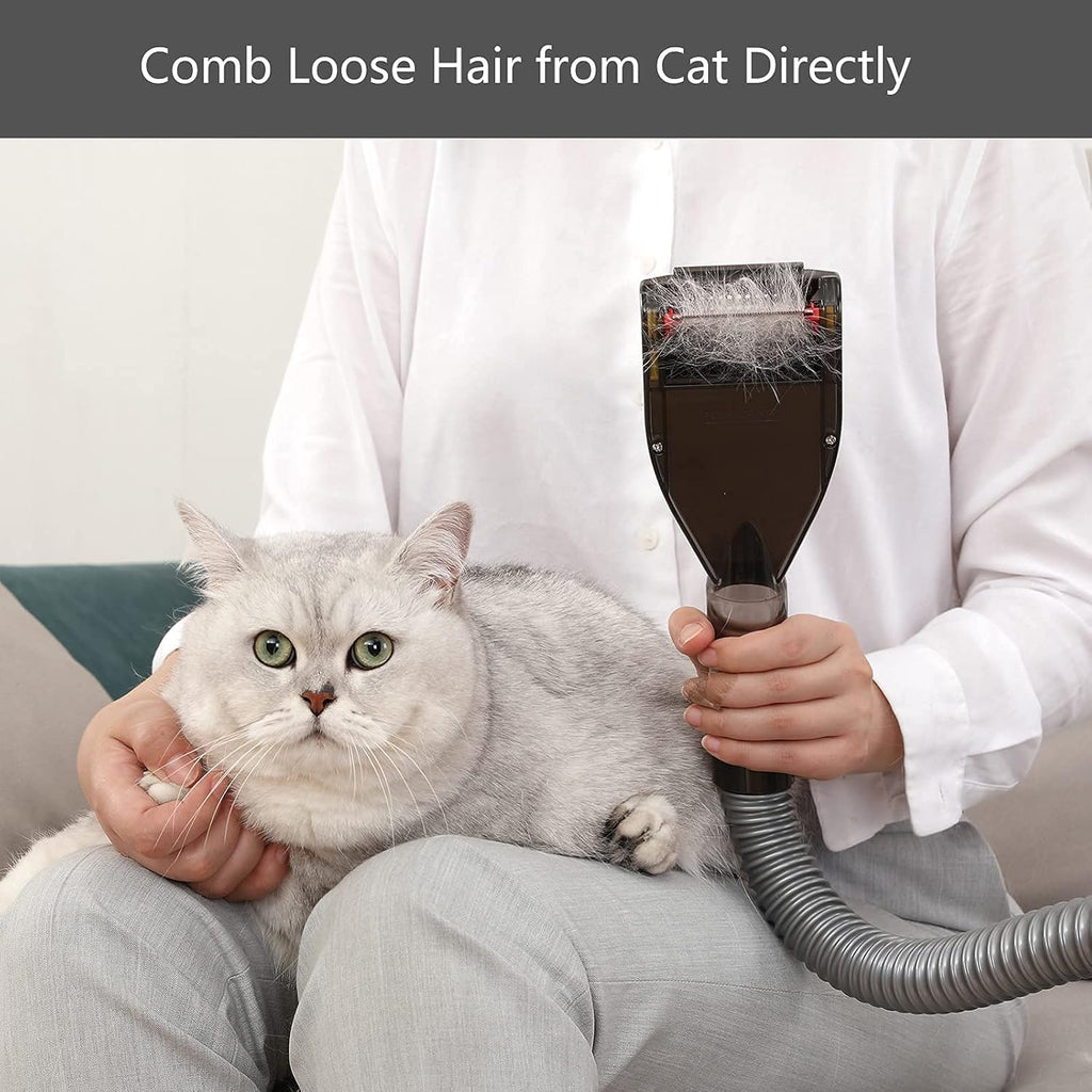 Pet Vacuum Grooming Brush and Shedding Comb Kit T692514