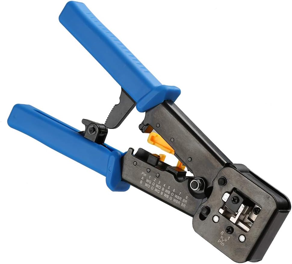 RJ45 Crimp Tool Kit with 50PCS Connectors T881