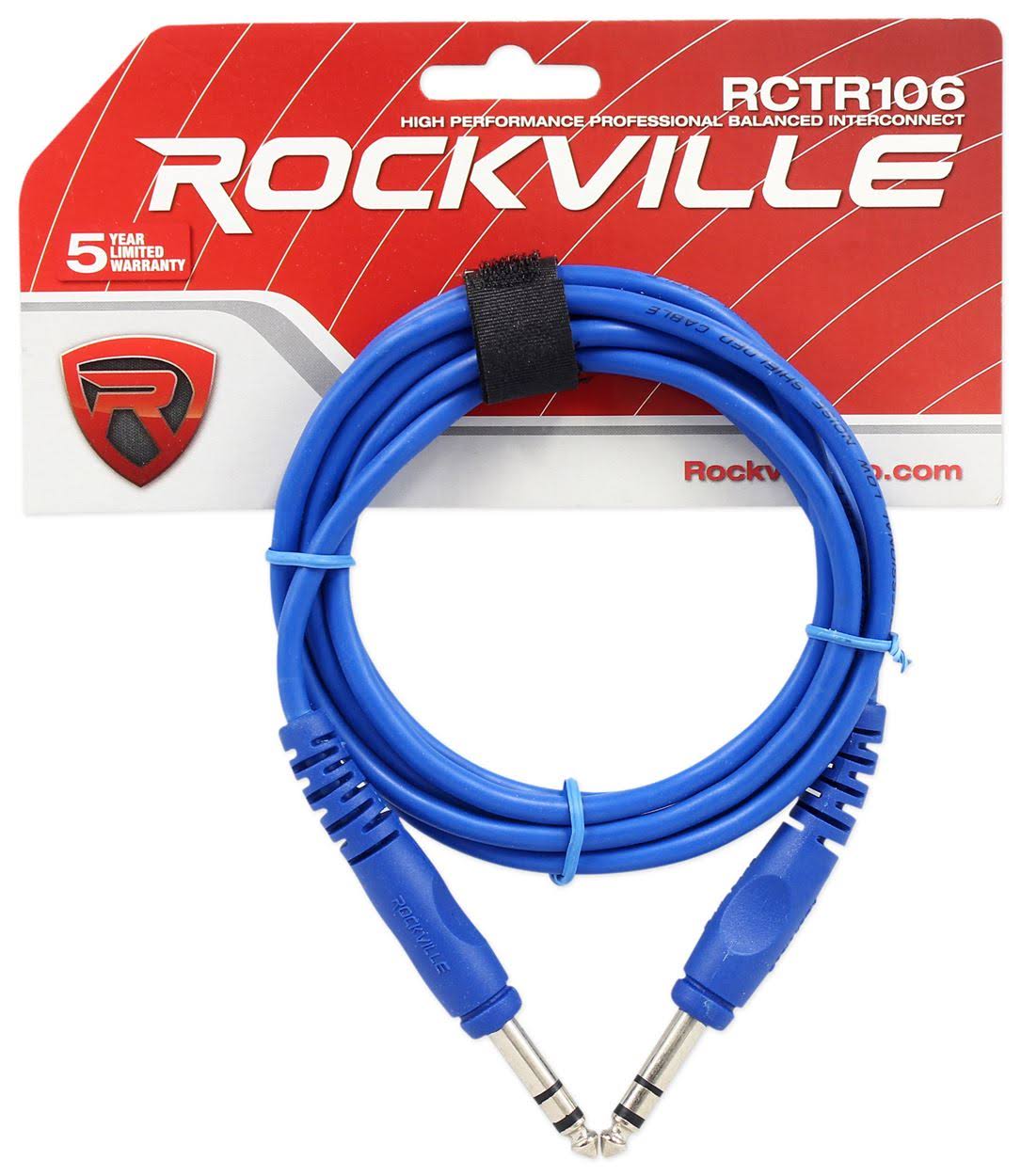 Blue 6 1 4 TRS to 1 Cable 100 Copper H13592
