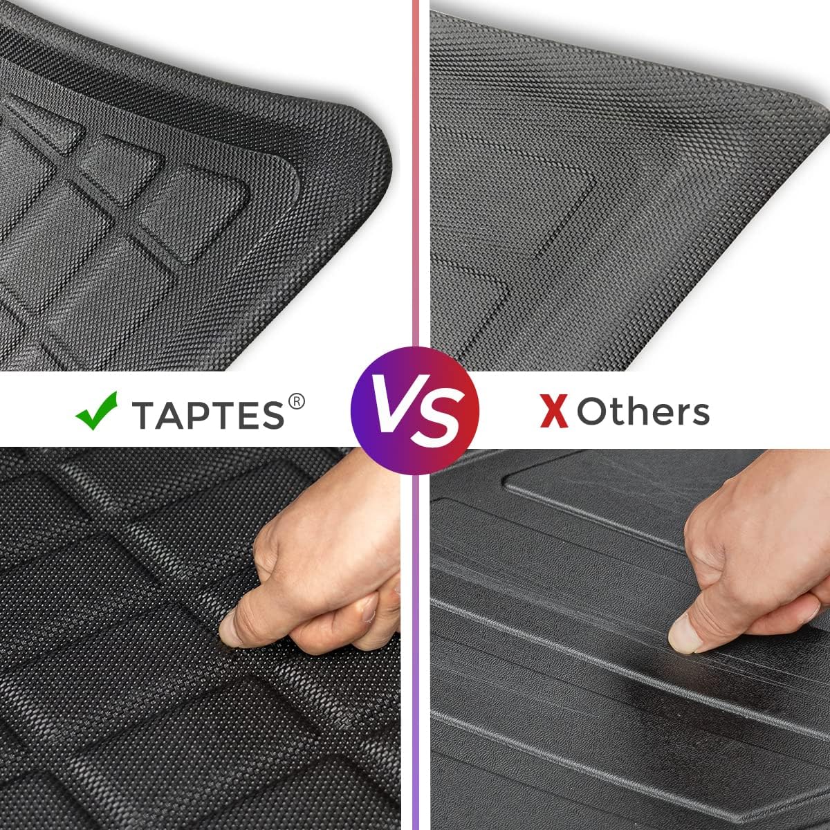 Rear Trunk Mats Cargo Mat Waterproof Trunk Cargo Liner Floor Mats I184862