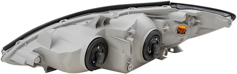 Halogen Headlights Set with Chrome Bezels I1356
