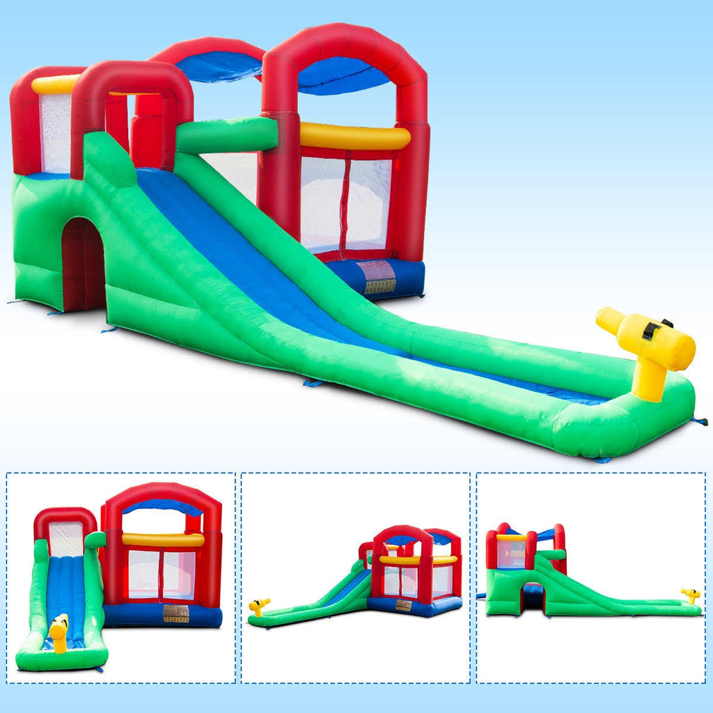 Inflatable Moonwalk Slide Bounce House with Storage Bag E35233
