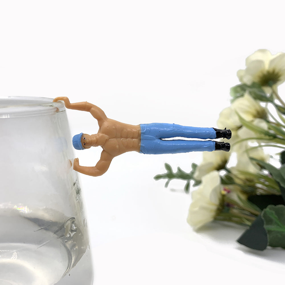 8Pcs Mini Simulated People Dollhouse Pendant Decor S18600
