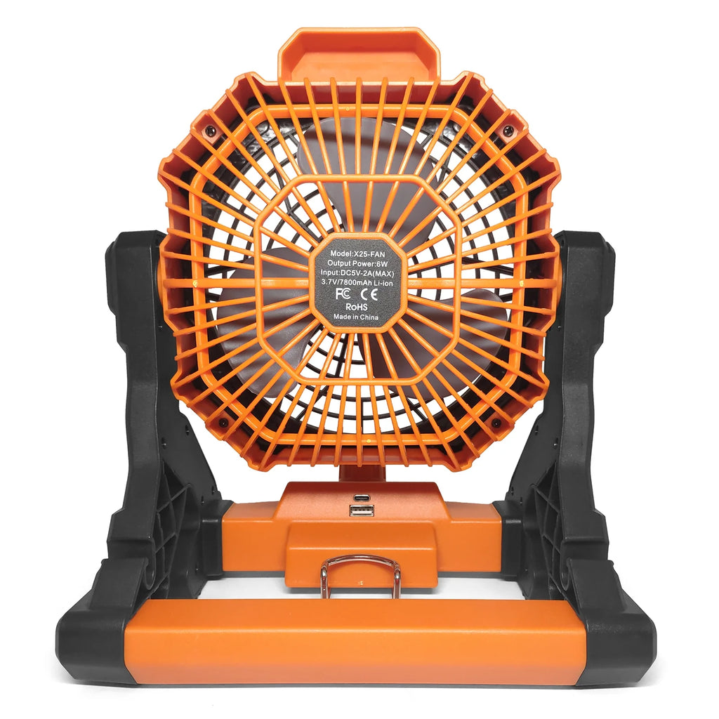 Hanging Tent Fan Lantern with Power Bank P11294