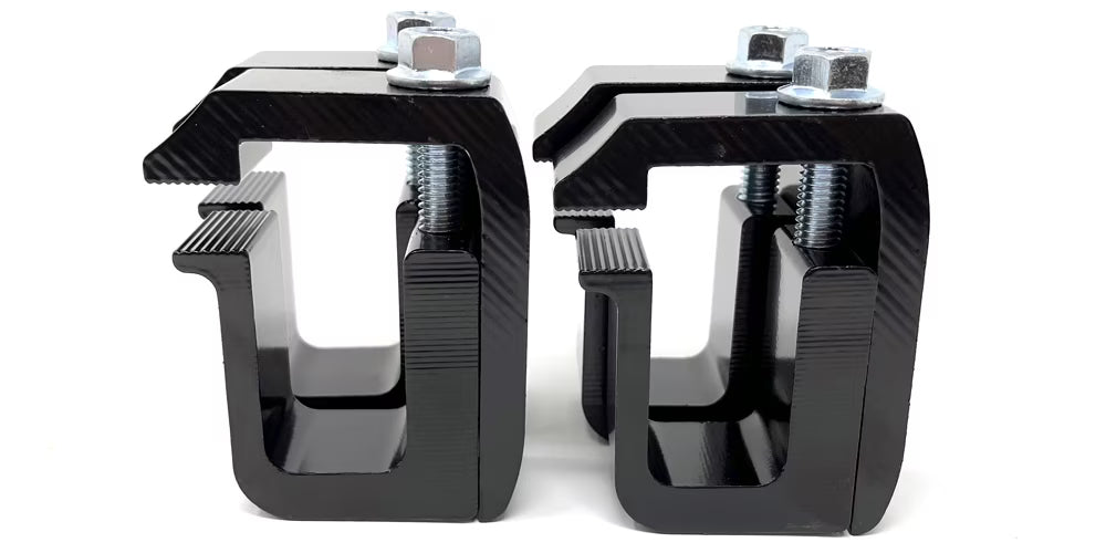 Black Powder Coated Clamp, Set of 4 I945