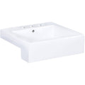 Semi-Recessed White Vessel H781267