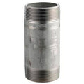 SS 316/316L Schedule 80 Seamless Extra Heavy Pipe Nipple 3/8x4-1/2 NPT Male O694536
