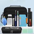 Optic Fiber Cleaning Inspection Kit with 400 Times Microscope and Cleaning Pens X85870