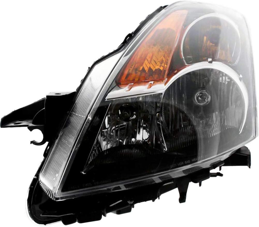 Gray Bezel Halogen Headlight Assembly for Nissan Altima 2008 2009 Y4341