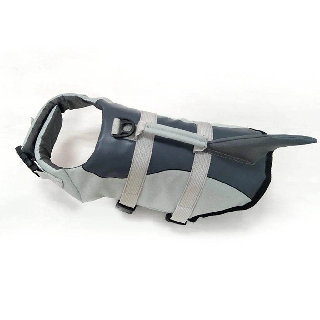Dog Pet Shark Swimsuit Vest Safety Wear Z9725